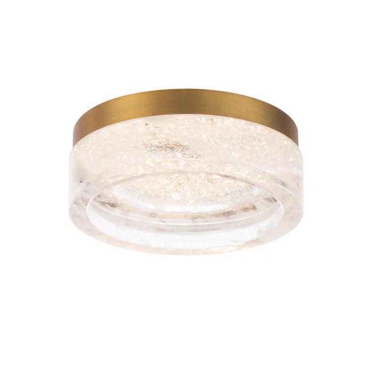 Melange Crystal LED Flush Mount