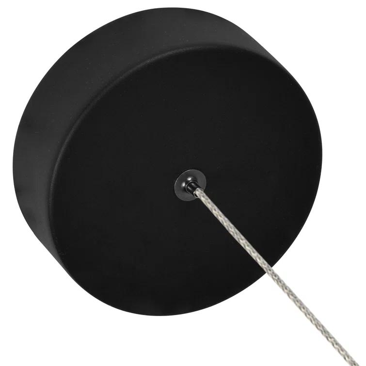Verona 7-in 100-277V 1-Light ETL Certified Integrated LED Height Adjustable Cone Pendant Lighting