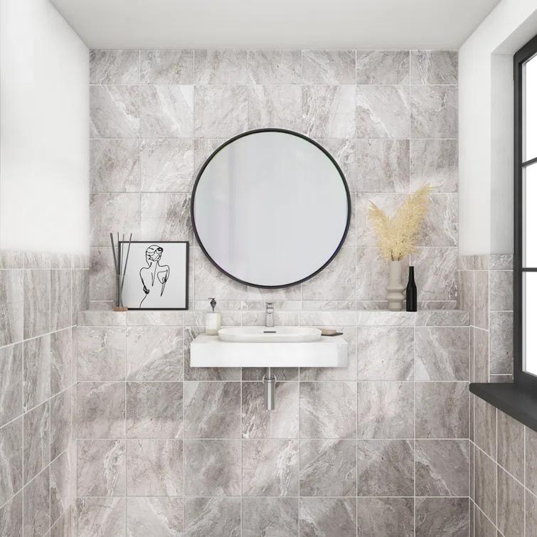 Daltile Perpetuo 12" x 12" Porcelain Marble Look Floor & Wall Tile