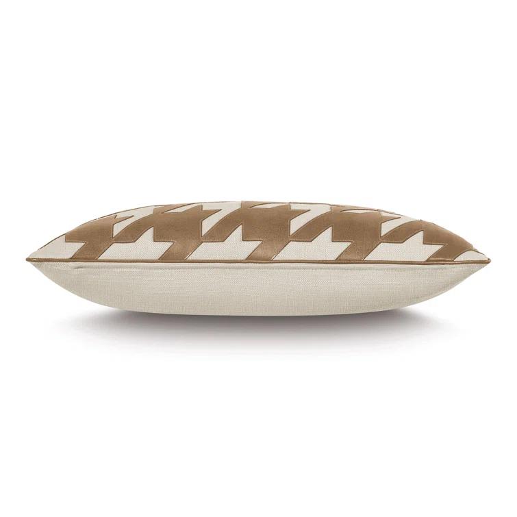 Lodge Houndstooth Decorative Pillow