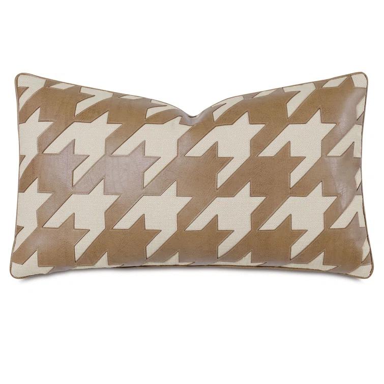 Lodge Houndstooth Decorative Pillow