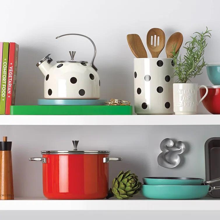 kate spade new york Kate Spade New York 4 Piece Cooking Utensil Set with Utensil Crock