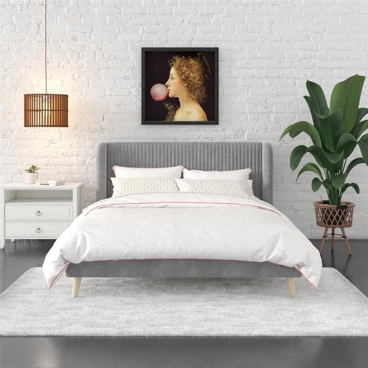 Holly Queen Size Upholstered Platform Bed