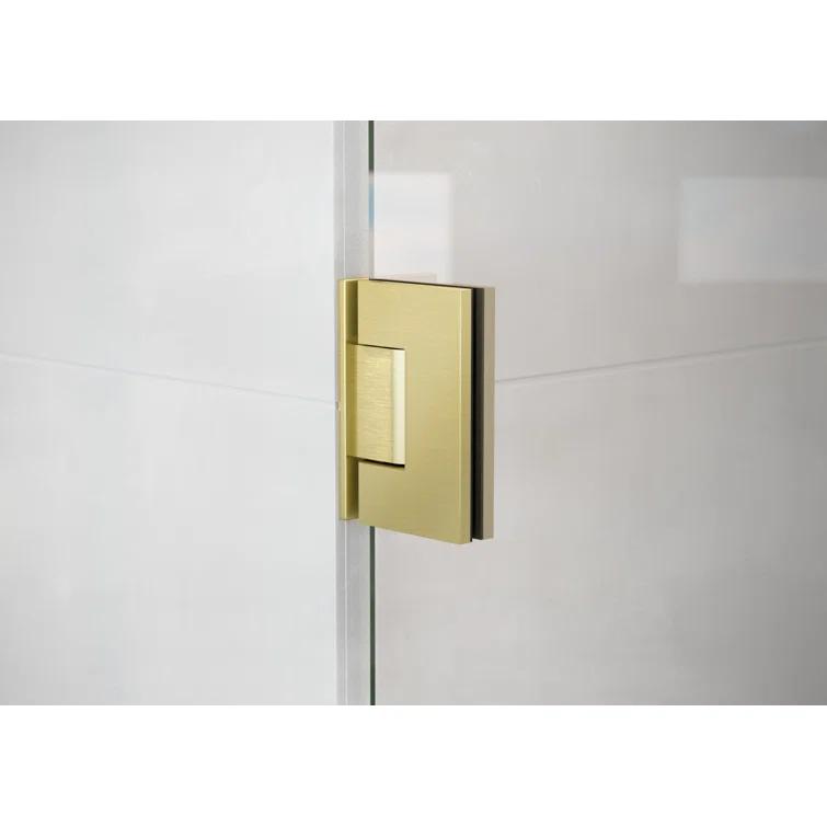 Glass Warehouse 78" H Pivot Frameless Shower Door 90-WH-37-35-SB