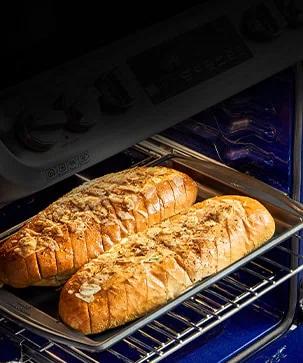 LG Studio LG STUDIO Smart Wi-Fi Dual Fuel Slide-in Range with ProBake Convection® and EasyClean®, 6.3 cu. ft. LSDS6338F