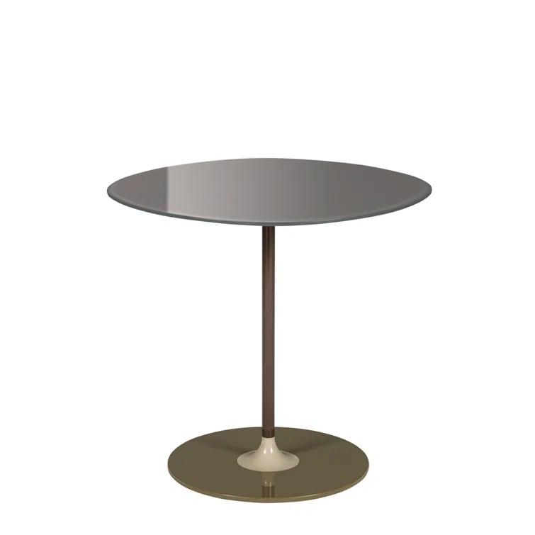 Thierry Glass Top End Table