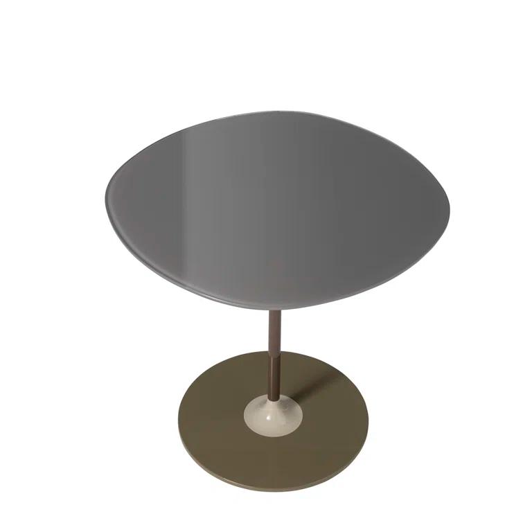 Thierry Glass Top End Table
