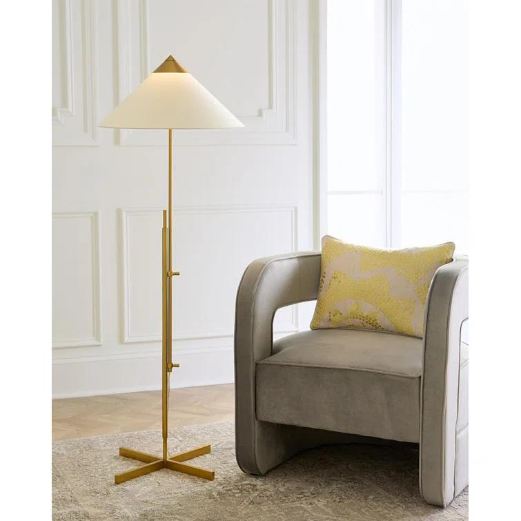 Franklin Floor Lamp by Kelly Wearstler - Burnished Brass