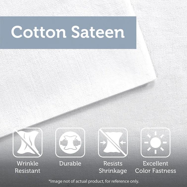 Madison Park Pebble Beach 6 Piece Cotton Sateen Coastal Duvet Cover Set