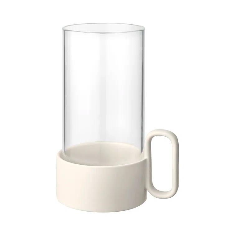 Blomus YURAGI Ceramic Hurricane Candle