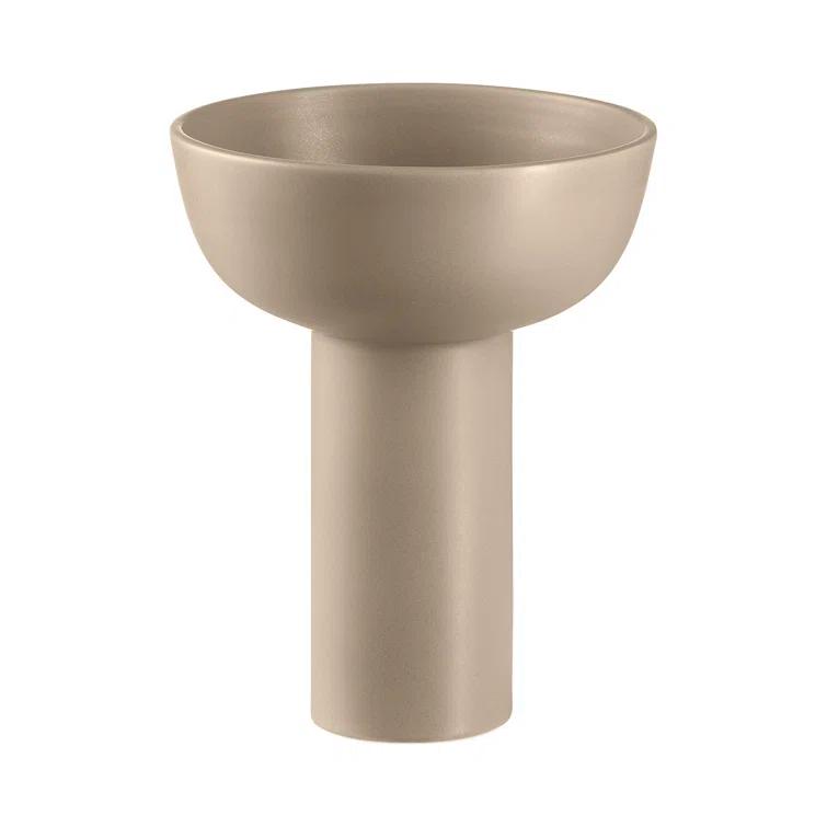 Blomus 66621 17 cm x 21 cm Miyabi Ceramic Vase, Tan