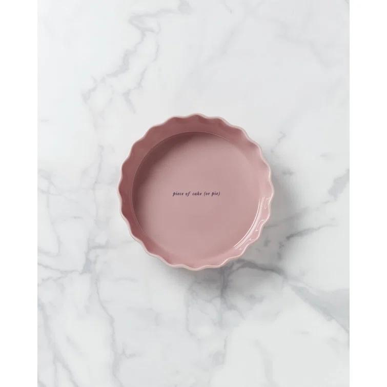 Kate Spade New York Make It Pop Stoneware Pie Pan