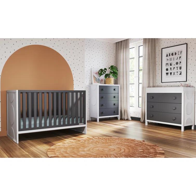 Orbit 42" Wide 3-Drawer Dresser