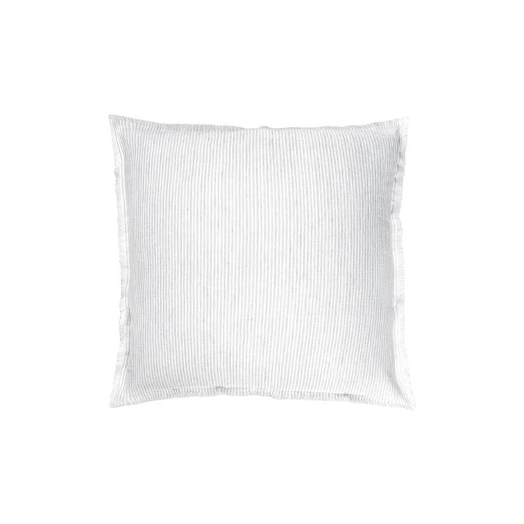 Anaya Fringed Feather Throw Pillow