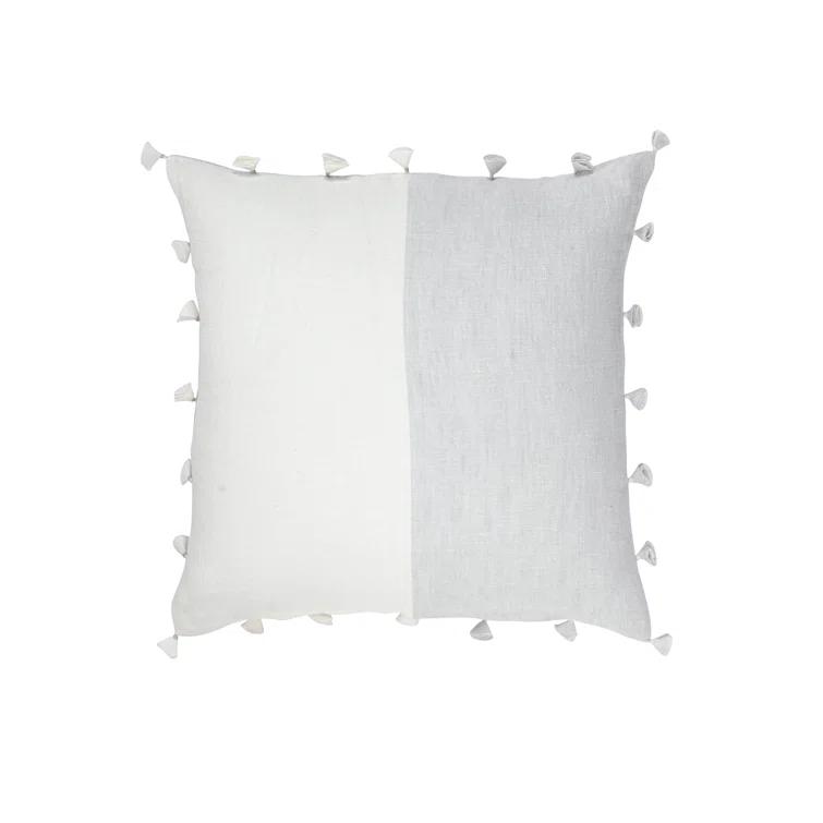 Anaya Luxe Tassels Feather Throw Pillow
