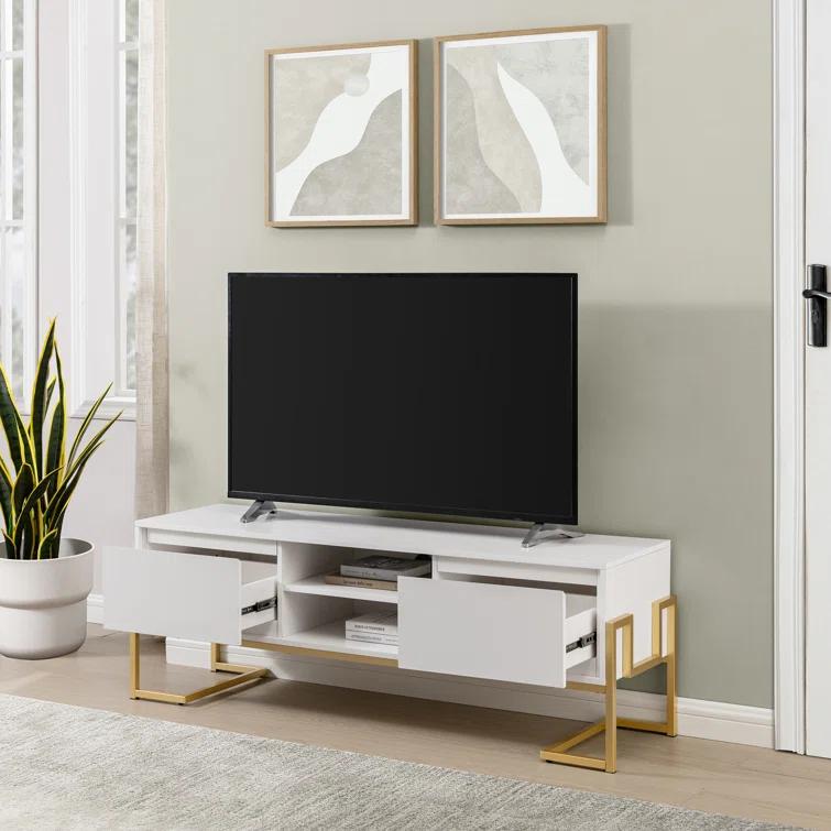 Everly Quinn 60" 2-Drawer TV Stand for TVs up to 65"
