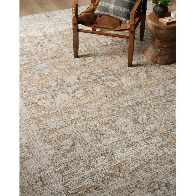 Amber Lewis x Loloi Alie Gold / Beige Area Rug