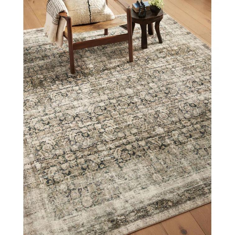 Amber Lewis x Loloi Amber Lewis x Loloi Morgan Navy / Sand Area Rug feat. CloudPile