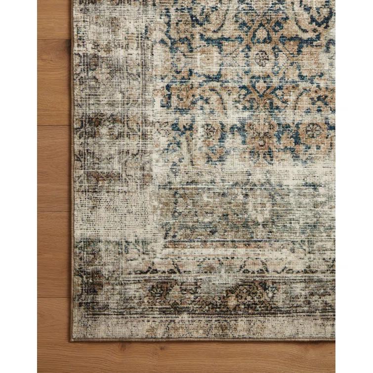 Amber Lewis x Loloi Amber Lewis x Loloi Morgan Navy / Sand Area Rug feat. CloudPile