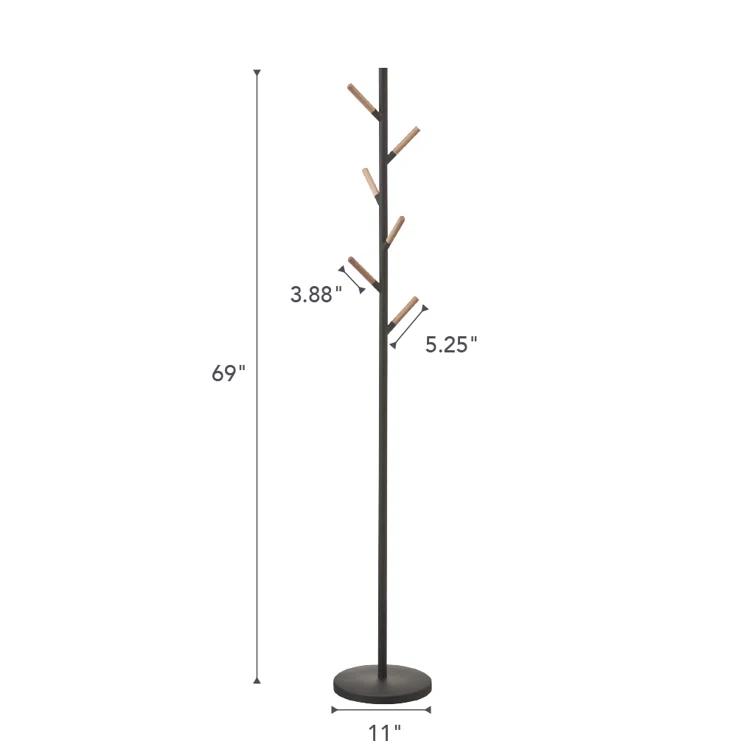 Yamazaki Home Coat Hanger, Steel, Weighted Base