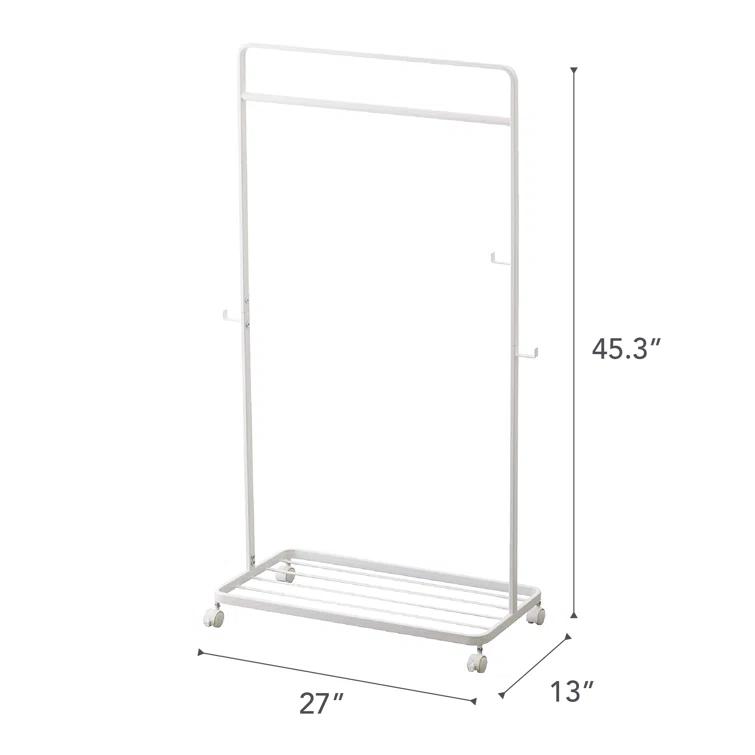 Yamazaki Home Kids Clothes Rack, Steel, Wheels