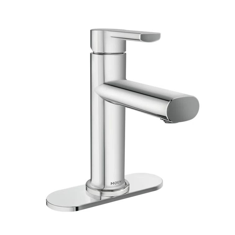 Moen Moen Meena Single Hole Bathroom Faucet with Drain Assembly 84794