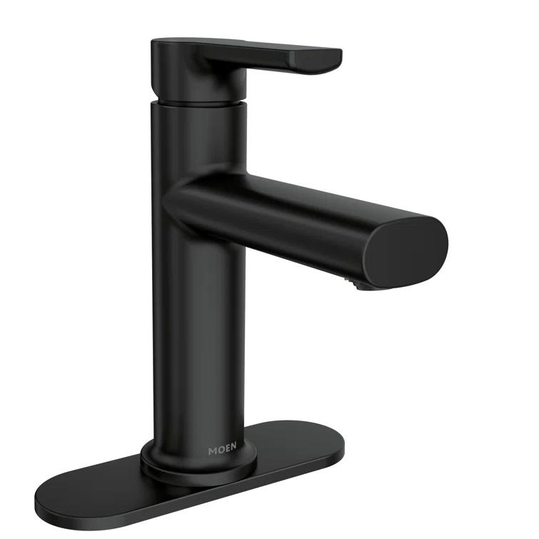 Moen Meena Single Hole Bathroom Faucet with Drain Assembly