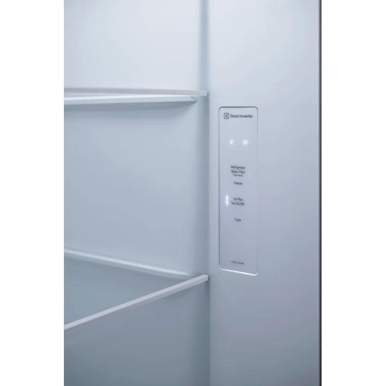 LG 23 Cu. Ft. Side-By-Side Counter-Depth Refrigerator With Smooth Touch Dispenser LRSXC2306S