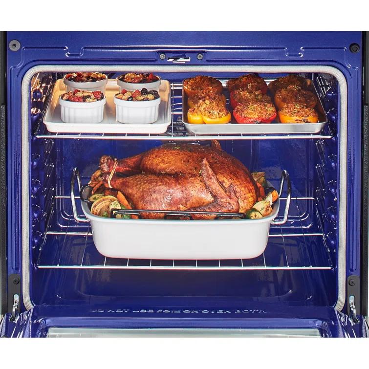 LG LG Smart Wi-Fi Enabled True Convection InstaView® Electric Range with Air Fry, 6.3 cu. ft. LREL6325F