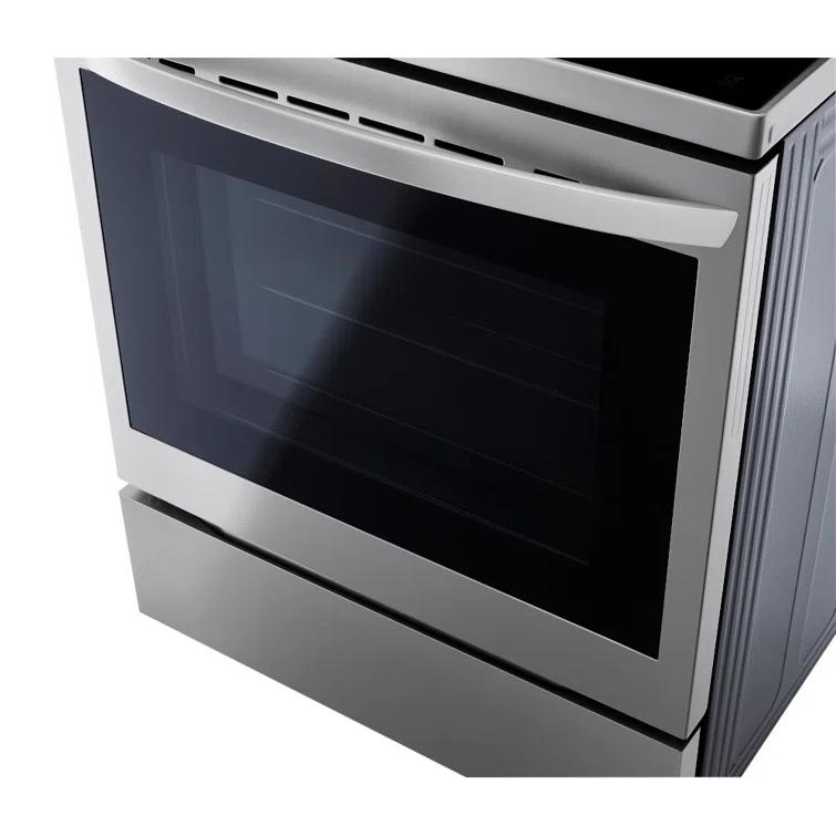 LG LG Smart Wi-Fi Enabled True Convection InstaView® Electric Range with Air Fry, 6.3 cu. ft. LREL6325F