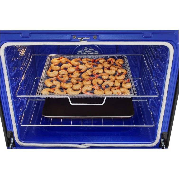 LG LG Smart Wi-Fi Enabled True Convection InstaView® Electric Range with Air Fry, 6.3 cu. ft. LREL6325F