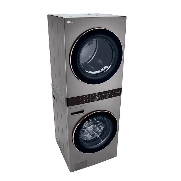 LG LG Single Unit Front Load WashTower with Center Control Washer and 7.4 cu. ft. Electric Dryer, 4.5 cu. ft. WKE100HVA