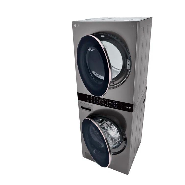 LG LG Single Unit Front Load WashTower with Center Control Washer and 7.4 cu. ft. Electric Dryer, 4.5 cu. ft. WKE100HVA