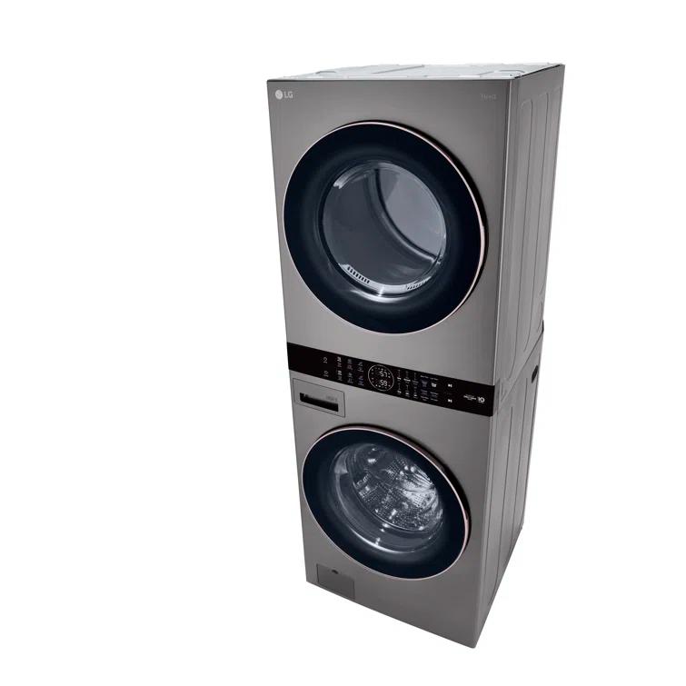 LG LG Single Unit Front Load WashTower with Center Control Washer and 7.4 cu. ft. Electric Dryer, 4.5 cu. ft. WKE100HVA