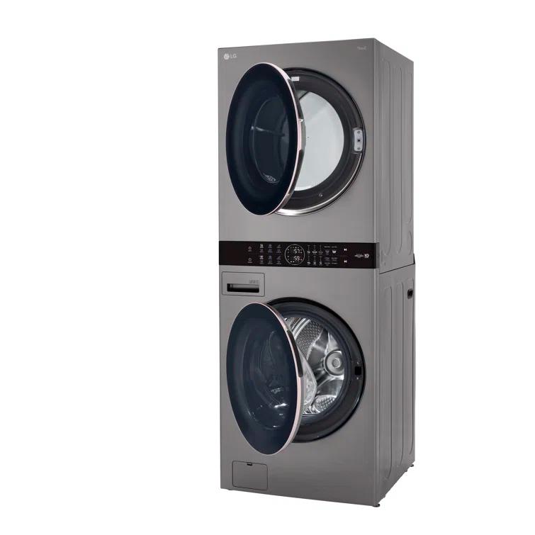 LG LG Single Unit Front Load WashTower with Center Control Washer and 7.4 cu. ft. Electric Dryer, 4.5 cu. ft. WKE100HVA