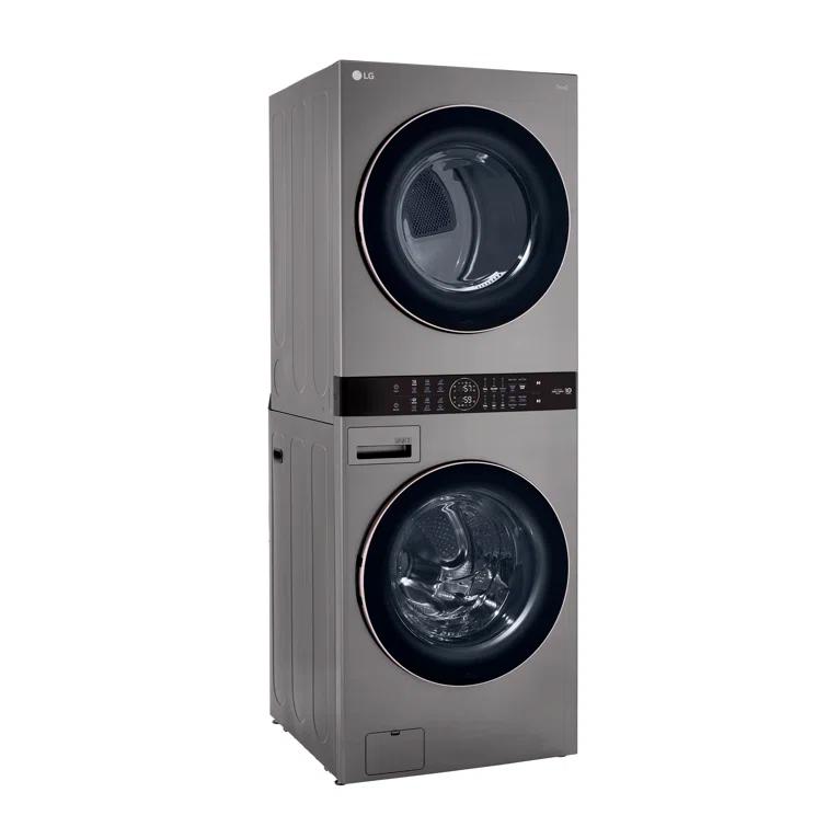 LG LG Single Unit Front Load WashTower with Center Control Washer and 7.4 cu. ft. Electric Dryer, 4.5 cu. ft. WKE100HVA
