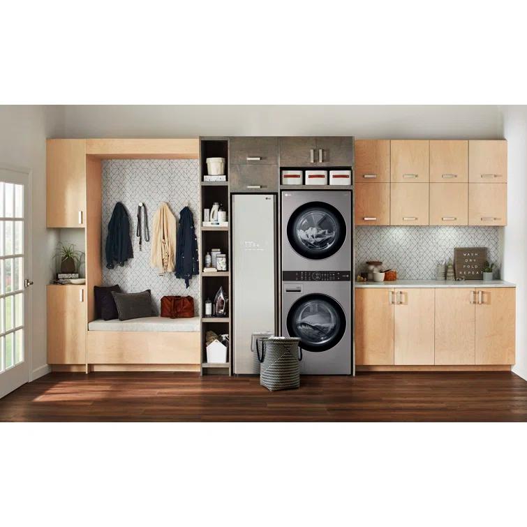 LG LG Single Unit Front Load WashTower with Center Control Washer and 7.4 cu. ft. Electric Dryer, 4.5 cu. ft. WKE100HVA