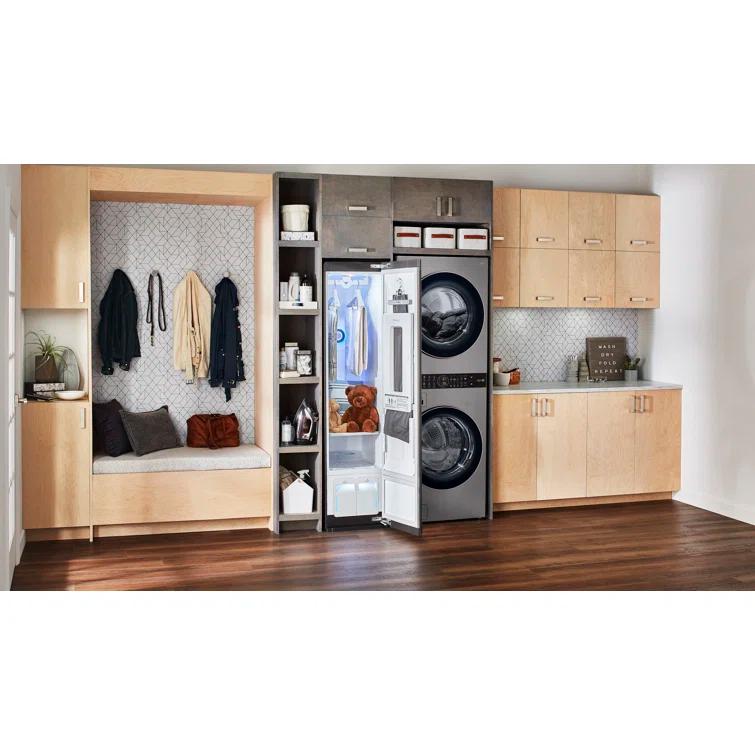 LG LG Single Unit Front Load WashTower with Center Control Washer and 7.4 cu. ft. Electric Dryer, 4.5 cu. ft. WKE100HVA