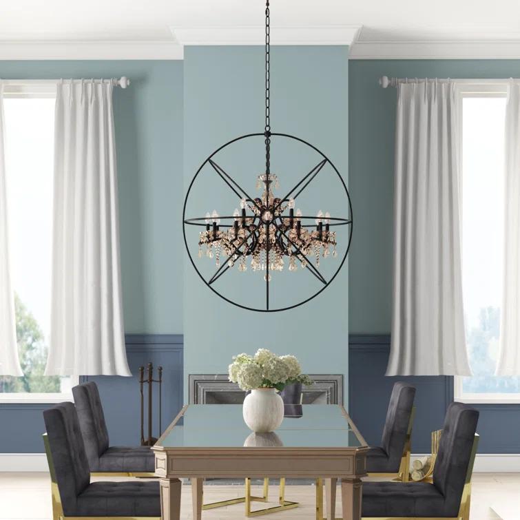 Svante 18 - Light Dimmable Globe Chandelier