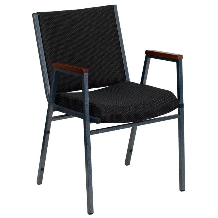 Flash Furniture Aliya Heavy Duty Stack Chair with Arms (Set of 4)