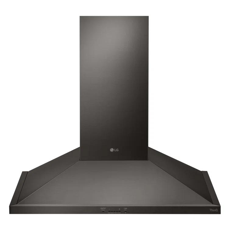 35.4" 600 CFM Ducted Wall Mount Range Hood with Nightlight