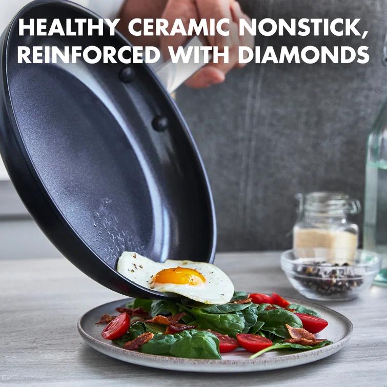 GreenPan GreenPan Chatham Black Prime Midnight Healthy Ceramic Nonstick, 5 Piece Cookware Set
