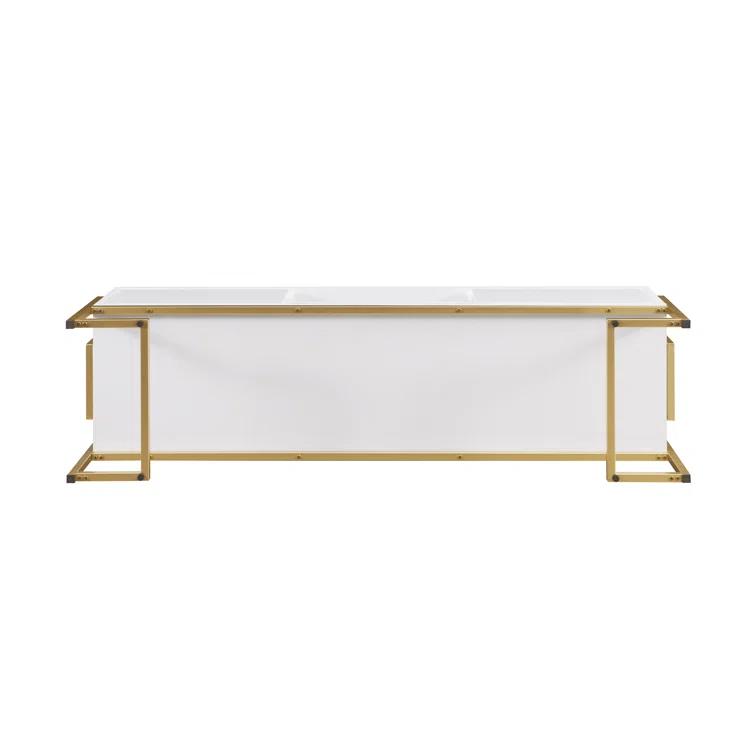 Everly Quinn 60" 2-Drawer TV Stand for TVs up to 65"