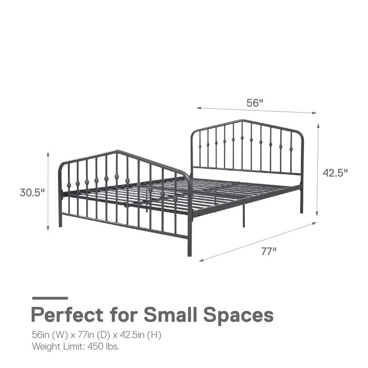 Bushwick Metal Platform Bed