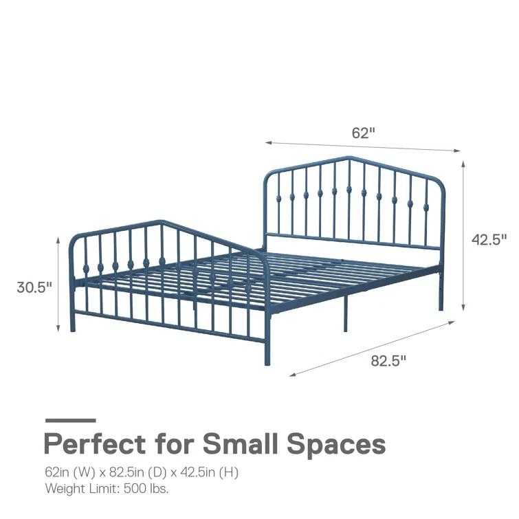 Bushwick Metal Platform Bed