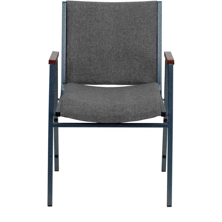 Flash Furniture Aliya Heavy Duty Stack Chair with Arms (Set of 4)