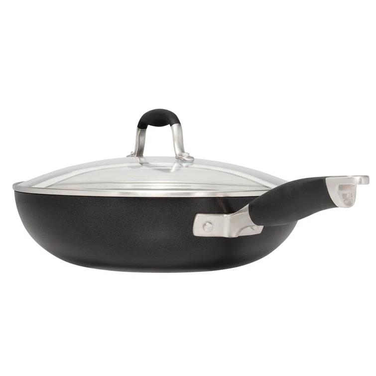 Anolon Anolon Advanced Bronze Hard-Anodized Nonstick Ultimate Pan with Lid, 12-Inch