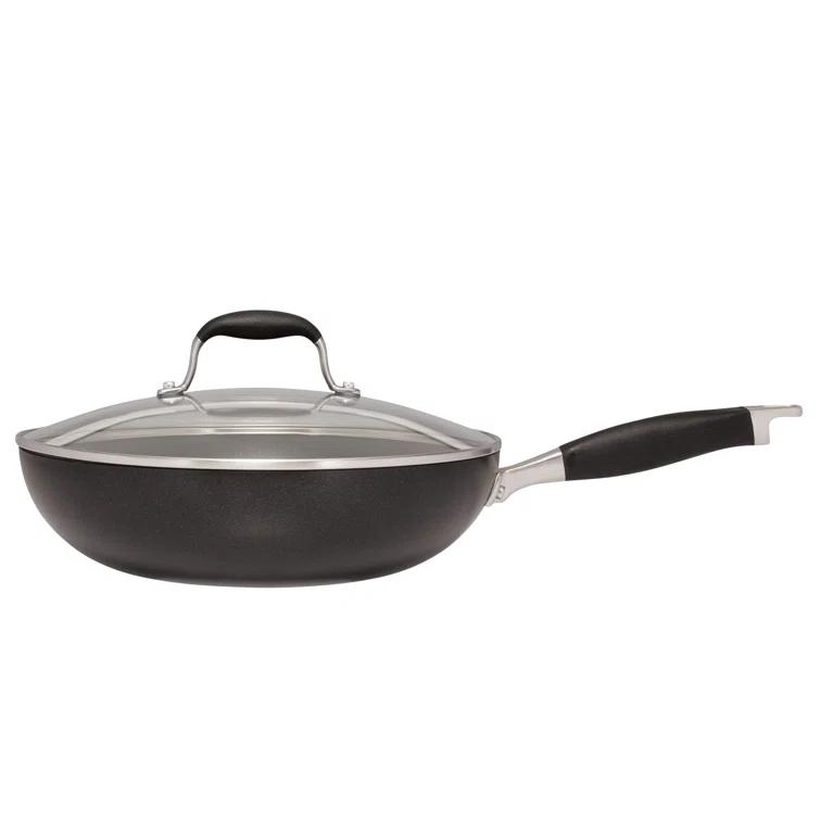 Anolon Anolon Advanced Bronze Hard-Anodized Nonstick Ultimate Pan with Lid, 12-Inch