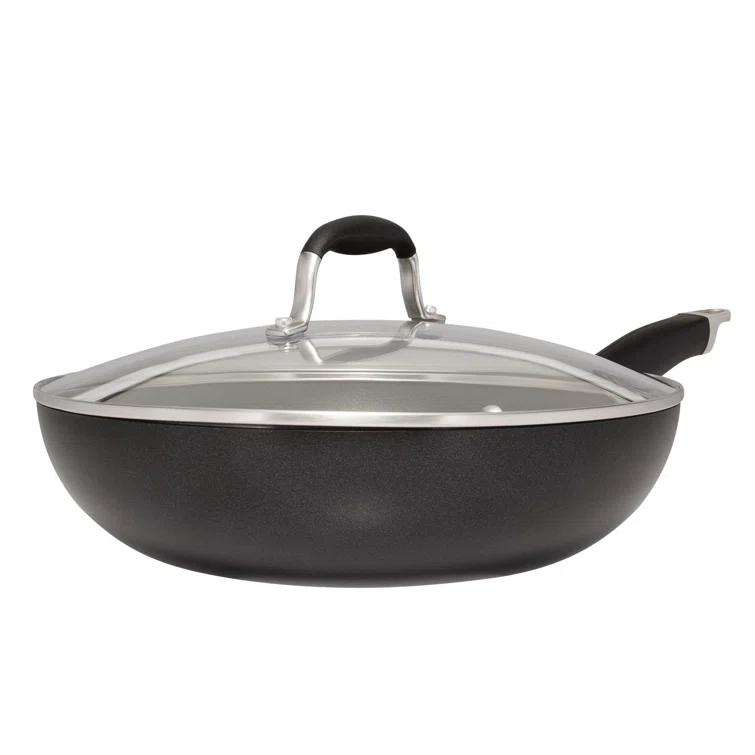 Anolon Anolon Advanced Bronze Hard-Anodized Nonstick Ultimate Pan with Lid, 12-Inch