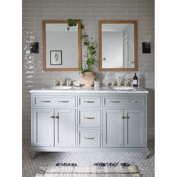 Moen Voss Two Handle 8 in. Widespread Bathroom Faucet Trim Kit, Valve Required